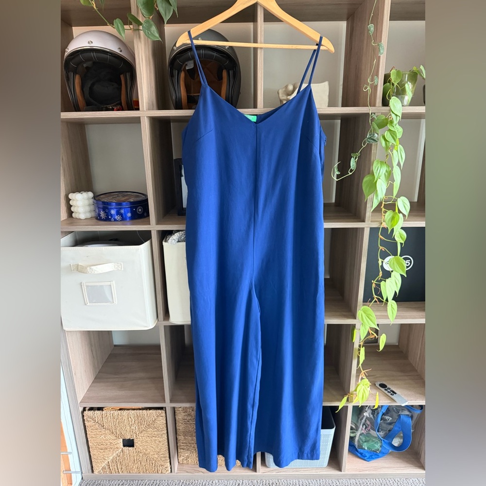 United Colors Of Benetton Royal Blue Jumpsuit